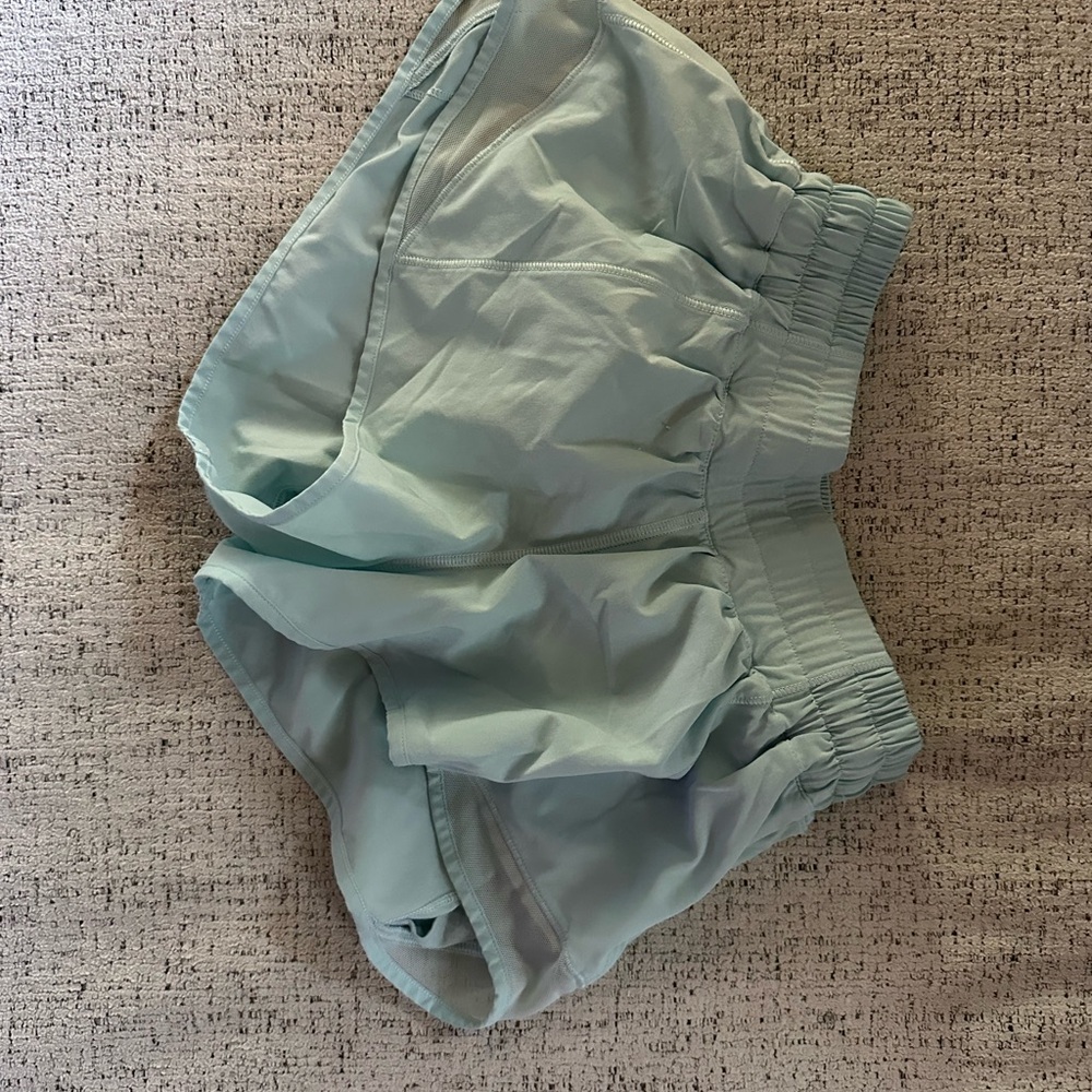 Lululemon Athletica Mint Green Athletic Shorts